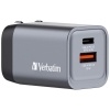 VERBATIM VERBATIM CARICATORE DA PARETE GNC-35 GAN CHARGER 2 PORT 35W USB A/C (EU/UK/US) - CARICABATTERIE | TecnoCARE.net Sabaudia, Latina, Terracina, San Felice Circeo e Pontinia