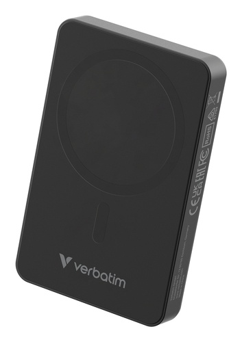 VERBATIM VERBATIM POWER BANK CHARGENGO ESSENTIALS MAGNETIC WIRELESS 10000MAH BLACK - POWER PACK | TecnoCARE.net Sabaudia, Latina, Terracina, San Felice Circeo e Pontinia