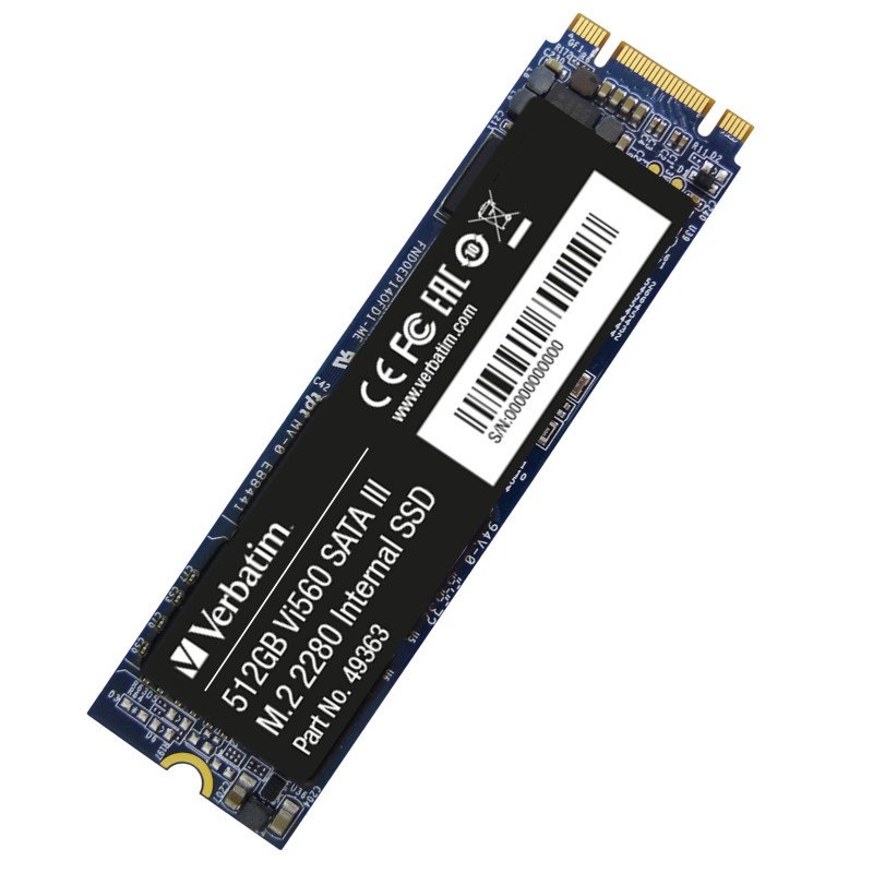 VERBATIM VERBATIM SSD INTERNO VI560 S3 512GB M.2 SATA R/W 520/500 - SSD INTERNI | TecnoCARE.net Sabaudia, Latina, Terracina, San Felice Circeo e Pontinia
