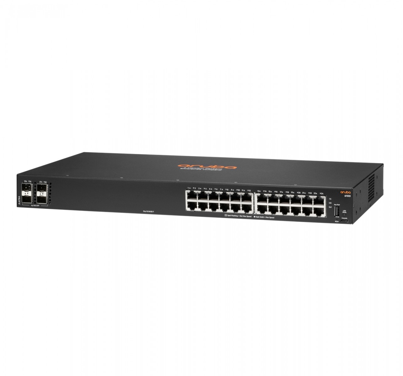 HPE HPE Aruba 6100 Managed 24G 4SFP+ Switch - RETI | TecnoCARE.net Sabaudia, Latina, Terracina, San Felice Circeo e Pontinia