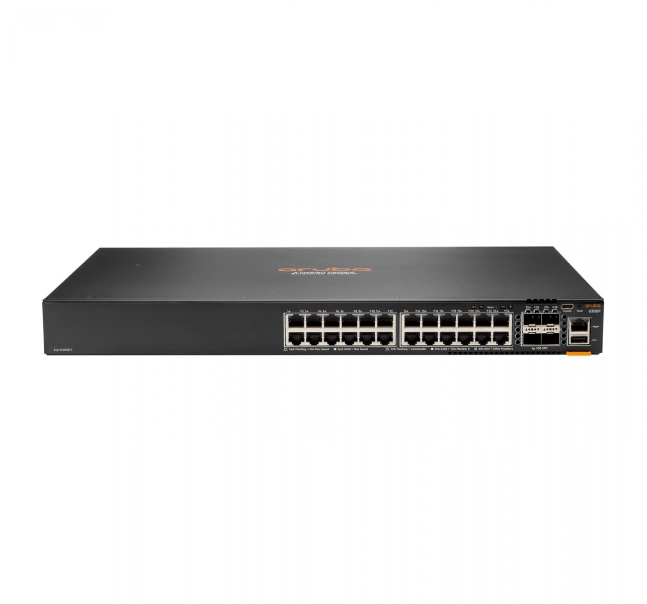 HPE Aruba 6200F 24G Class4 PoE 4SFP+ 370W Gestito L3 Gigabit Ethernet (10/100/1000) Supporto Power over Ethernet (PoE) 1U - RETI | TecnoCARE.net Sabaudia, Latina, Terracina, San Felice Circeo e Pontinia