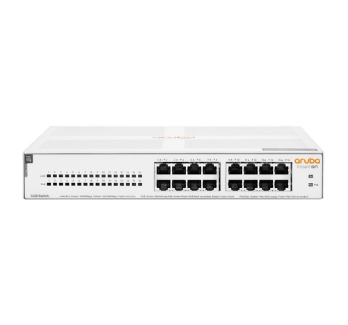 HPE NW HPE SWITCH ARUBA ISTANT ON R8R48A  UNMANAGED 16 PORTE POE (SCATOLA APERTA) - SWITCH E HUB | TecnoCARE.net Sabaudia, Latina, Terracina, San Felice Circeo e Pontinia