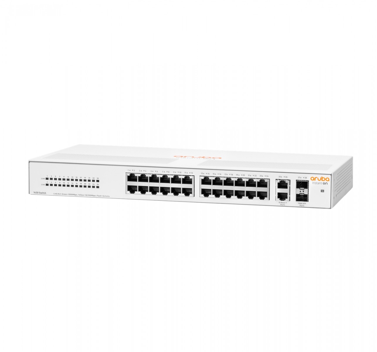 HPE HPE Aruba Instant On 1430 Unmanaged 26G 2SFP Switch - RETI | TecnoCARE.net Sabaudia, Latina, Terracina, San Felice Circeo e Pontinia