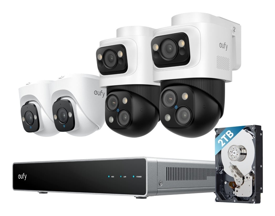 EUFY Eufy NVR Security System S4 Pallottola (forma) Telecamera di sicurezza IP Interno e esterno 3840 x 2160 Pixel Soffitto - SISTEMI DI SORVEGLIANZA | TecnoCARE.net Sabaudia, Latina, Terracina, San Felice Circeo e Pontinia