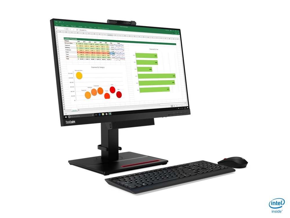 LENOVO Lenovo ThinkCentre Tiny-In-One 60,5 cm (23.8") 1920 x 1080 Pixel Full HD LED Nero - MONITOR E ACCESSORI | TecnoCARE.net Sabaudia, Latina, Terracina, San Felice Circeo e Pontinia