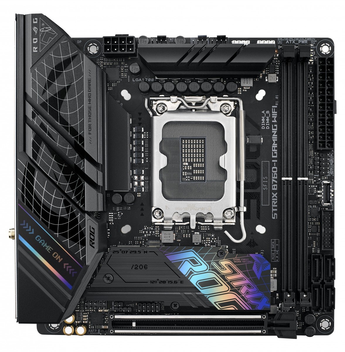 ASUS ASUS ROG STRIX B760-I GAMING WIFI Intel B760 LGA 1700 mini ITX - COMPONENTI | TecnoCARE.net Sabaudia, Latina, Terracina, San Felice Circeo e Pontinia