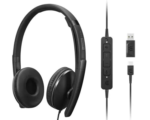 LENOVO Lenovo 4XD1M45627 cuffia e auricolare Cablato A Padiglione USB tipo-C Nero - AUDIO E CUFFIE PORTATILI | TecnoCARE.net Sabaudia, Latina, Terracina, San Felice Circeo e Pontinia