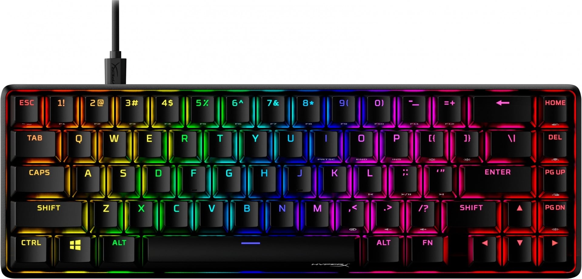 HP Tastiera meccanica HyperX Alloy Origins 65 RGB - interruttori HX Red - QWERTY US INT - TASTIERE E CONTROLLER | TecnoCARE.net Sabaudia, Latina, Terracina, San Felice Circeo e Pontinia