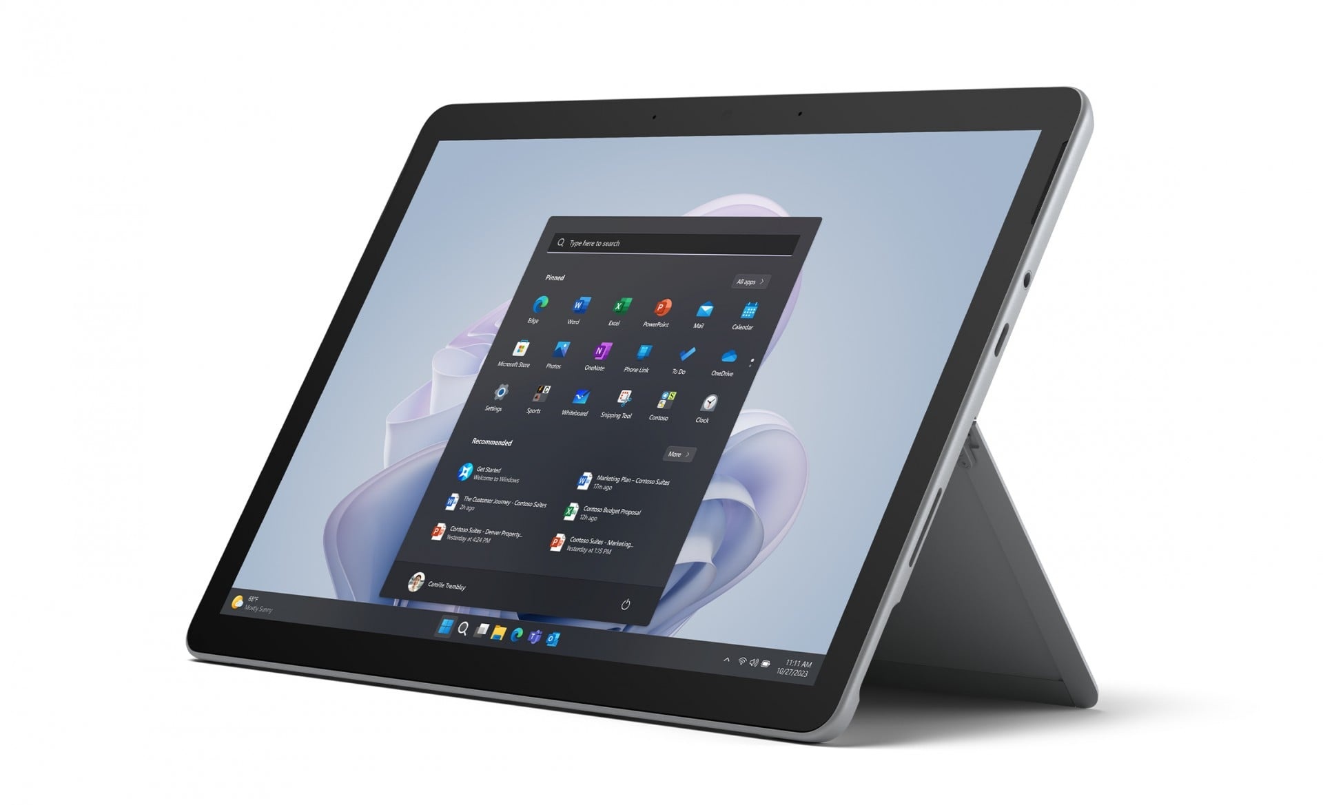 MICROSOFT Microsoft Surface Go 4 Intel® N 128 GB 26,7 cm (10.5") 8 GB Wi-Fi 6 (802.11ax) Windows 11 Pro Platino - PC | TecnoCARE.net Sabaudia, Latina, Terracina, San Felice Circeo e Pontinia