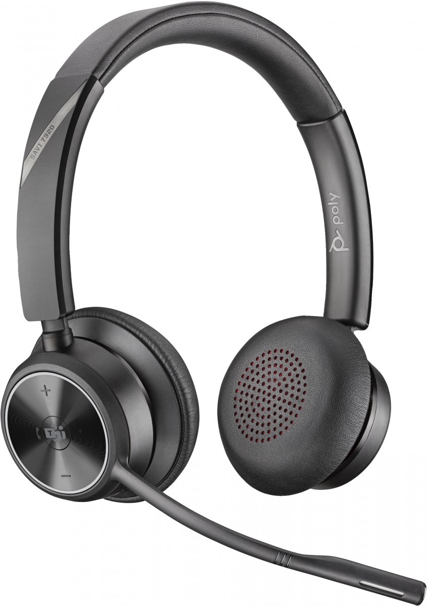 HP POLY HP Poly Savi 7320 Office Stereo DECT 1880-1900 MHz Headset Auricolare Cablato A Padiglione Musica e Chiamate Base di ricarica Nero - AUDIO E CUFFIE PORTATILI | TecnoCARE.net Sabaudia, Latina, Terracina, San Felice Circeo e Pontinia