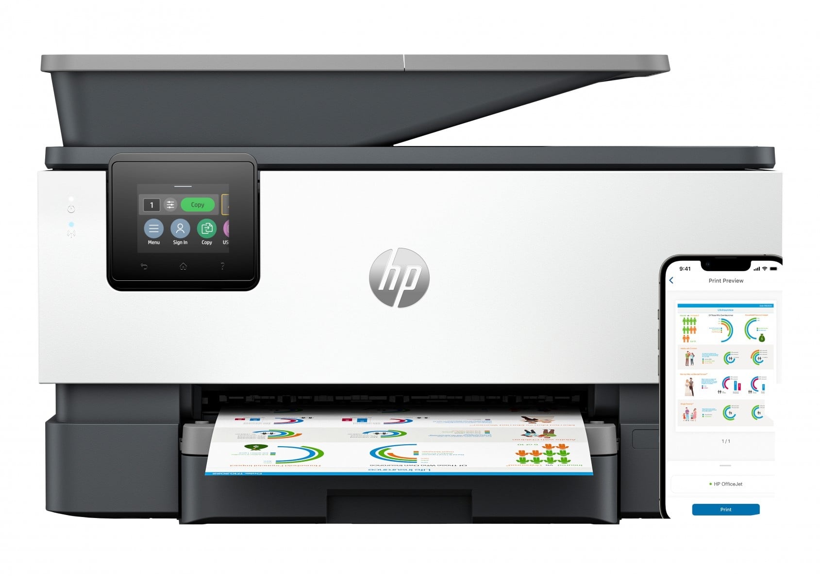 HP HP OfficeJet Pro 9120b AiO Printer Getto termico d'inchiostro A4 4800 x 1200 DPI 20 ppm Wi-Fi - STAMPANTI E SCANNER | TecnoCARE.net Sabaudia, Latina, Terracina, San Felice Circeo e Pontinia
