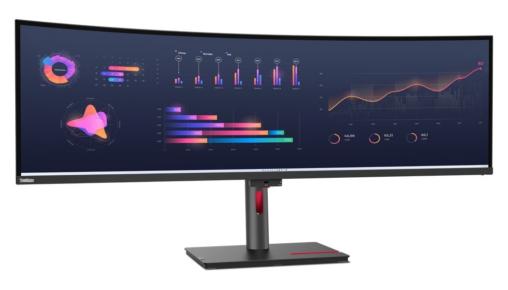 LENOVO Lenovo ThinkVision P49w-30 Monitor PC 124,5 cm (49") 5120 x 1440 Pixel Dual WQHD LED Nero - MONITOR E ACCESSORI | TecnoCARE.net Sabaudia, Latina, Terracina, San Felice Circeo e Pontinia