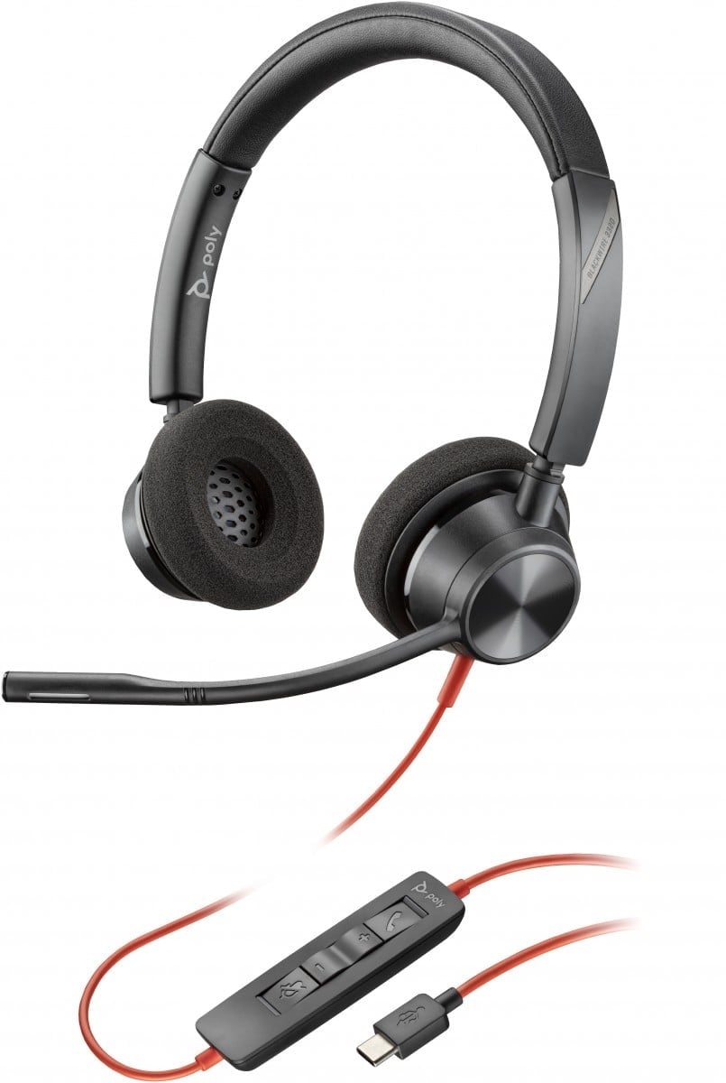 HP POLY POLY Blackwire 3320 USB-C Headset Auricolare Cablato A Padiglione Ufficio USB tipo-C Nero - AUDIO E CUFFIE PORTATILI | TecnoCARE.net Sabaudia, Latina, Terracina, San Felice Circeo e Pontinia