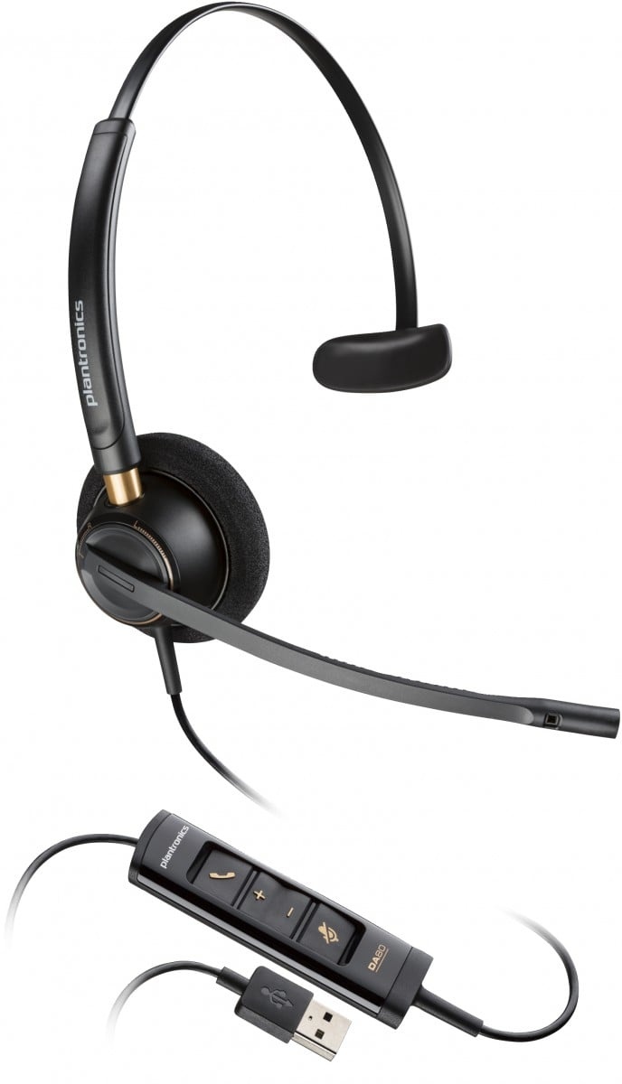 HP POLY HP Poly EncorePro 515 Monoaural with USB-A Headset Auricolare Cablato A Padiglione Ufficio USB tipo A Nero - AUDIO E CUFFIE PORTATILI | TecnoCARE.net Sabaudia, Latina, Terracina, San Felice Circeo e Pontinia