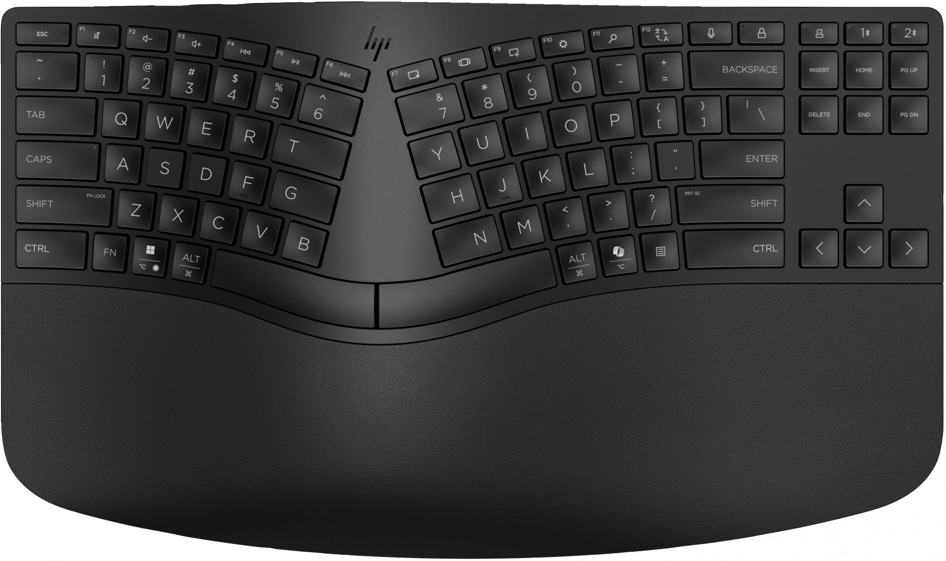 HP Tastiera wireless HP 965 ergonomica - ricevitore USB + Bluetooth - nera QWERTY (7E756AA#ABB) - TASTIERE E CONTROLLER | TecnoCARE.net Sabaudia, Latina, Terracina, San Felice Circeo e Pontinia