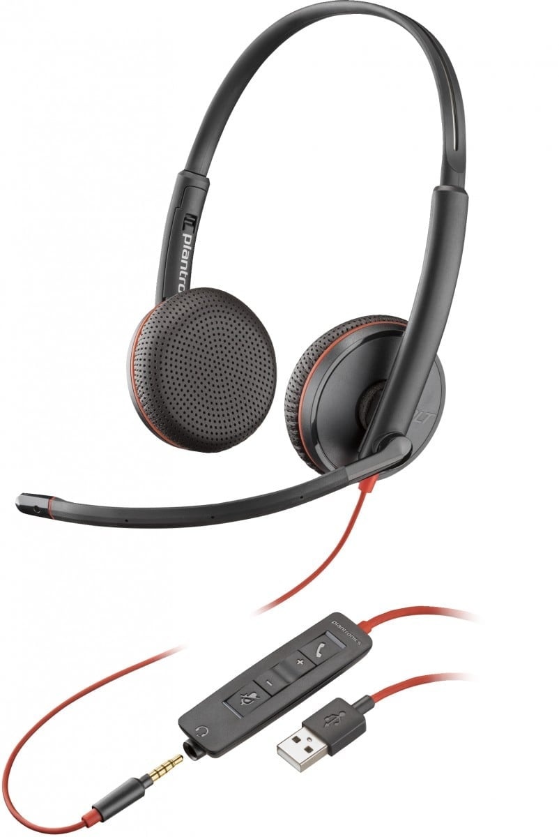 HP POLY HP Poly Blackwire 3225 Stereo USB-A Headset (Bulk) Auricolare Cablato A Padiglione Ufficio USB tipo A Nero - AUDIO E CUFFIE PORTATILI | TecnoCARE.net Sabaudia, Latina, Terracina, San Felice Circeo e Pontinia