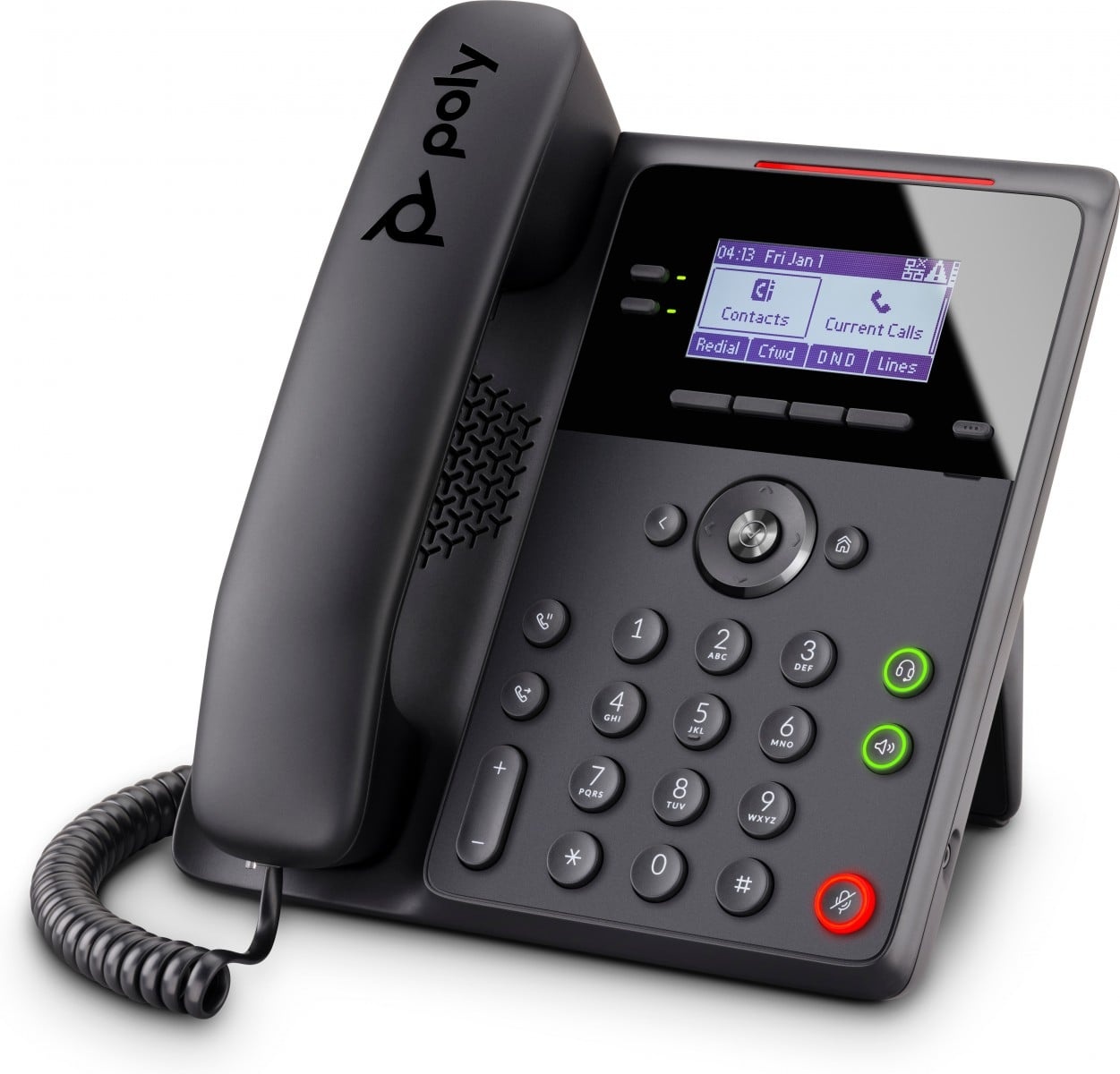 HP POLY HP Poly Edge B20 IP Phone and PoE-enabled telefono IP Nero 2 linee LCD - APPARECCHIATURA TELEFONICA | TecnoCARE.net Sabaudia, Latina, Terracina, San Felice Circeo e Pontinia