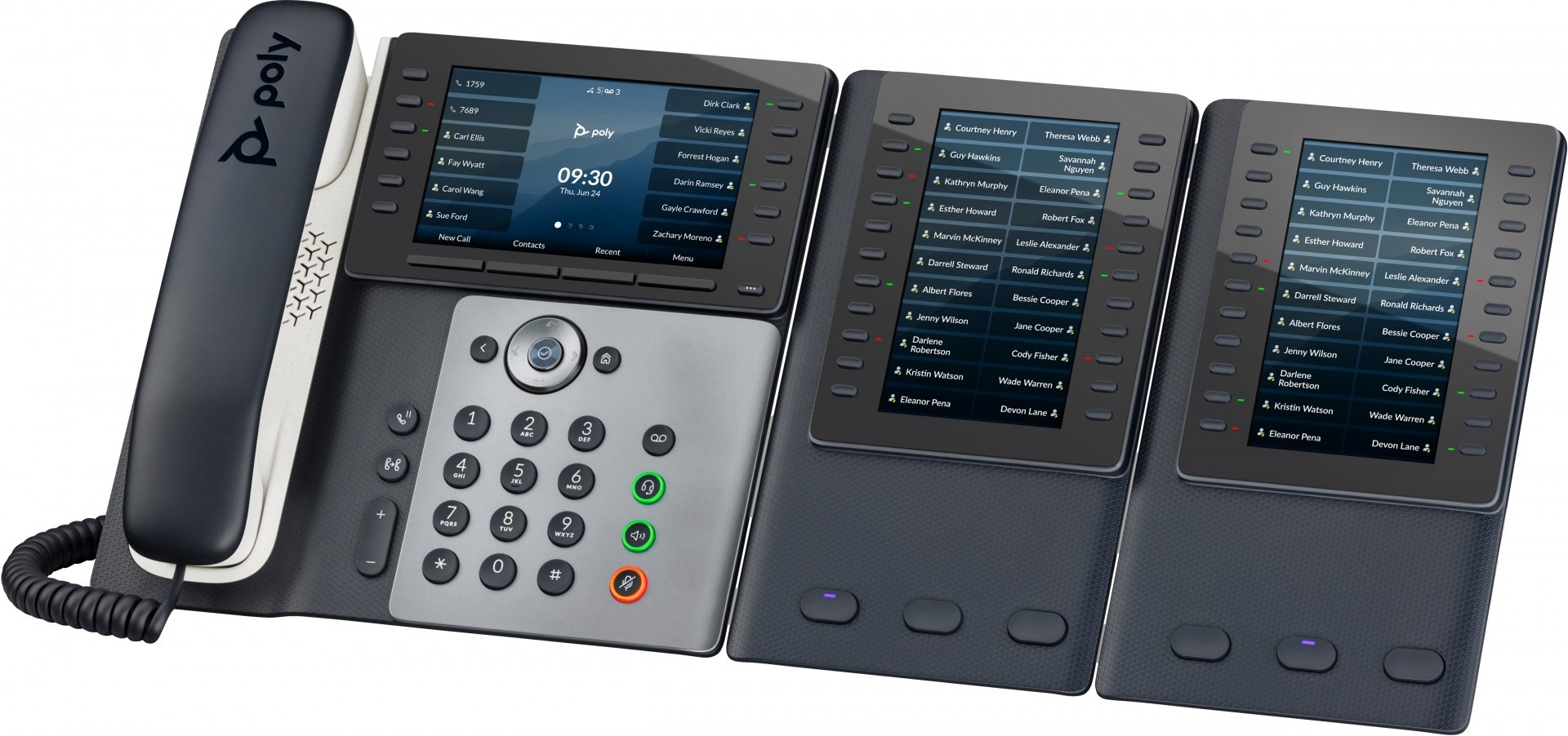 HP POLY HP Poly Edge E550 IP Phone and PoE-enabled telefono IP Nero 12 linee IPS Wi-Fi - APPARECCHIATURA TELEFONICA | TecnoCARE.net Sabaudia, Latina, Terracina, San Felice Circeo e Pontinia