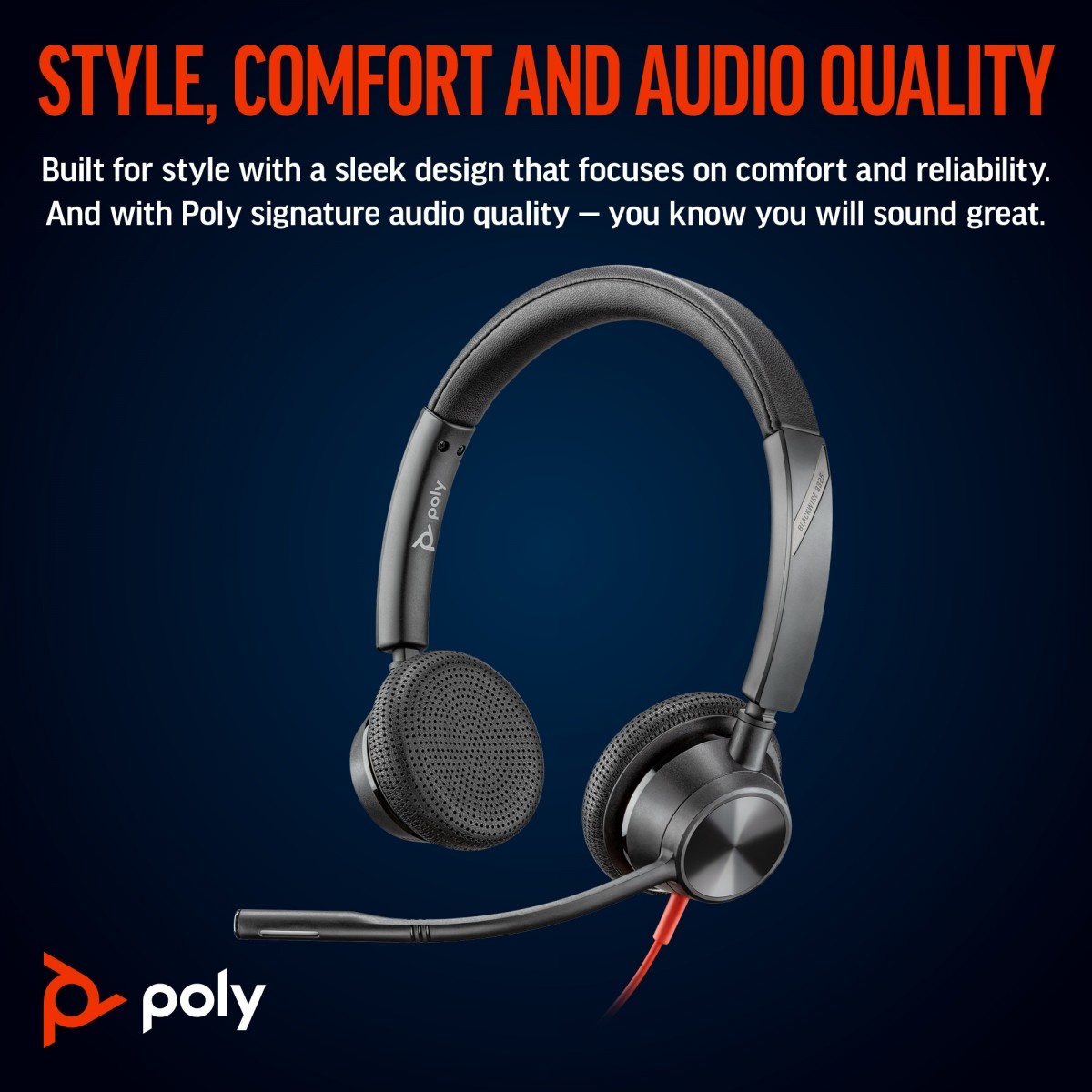 HP POLY HP Poly Blackwire 3325 Stereo USB-C Headset +3.5mm Plug +USB-C/A Adapter Auricolare Cablato A Padiglione Ufficio USB tipo-C Nero - AUDIO E CUFFIE PORTATILI | TecnoCARE.net Sabaudia, Latina, Terracina, San Felice Circeo e Pontinia