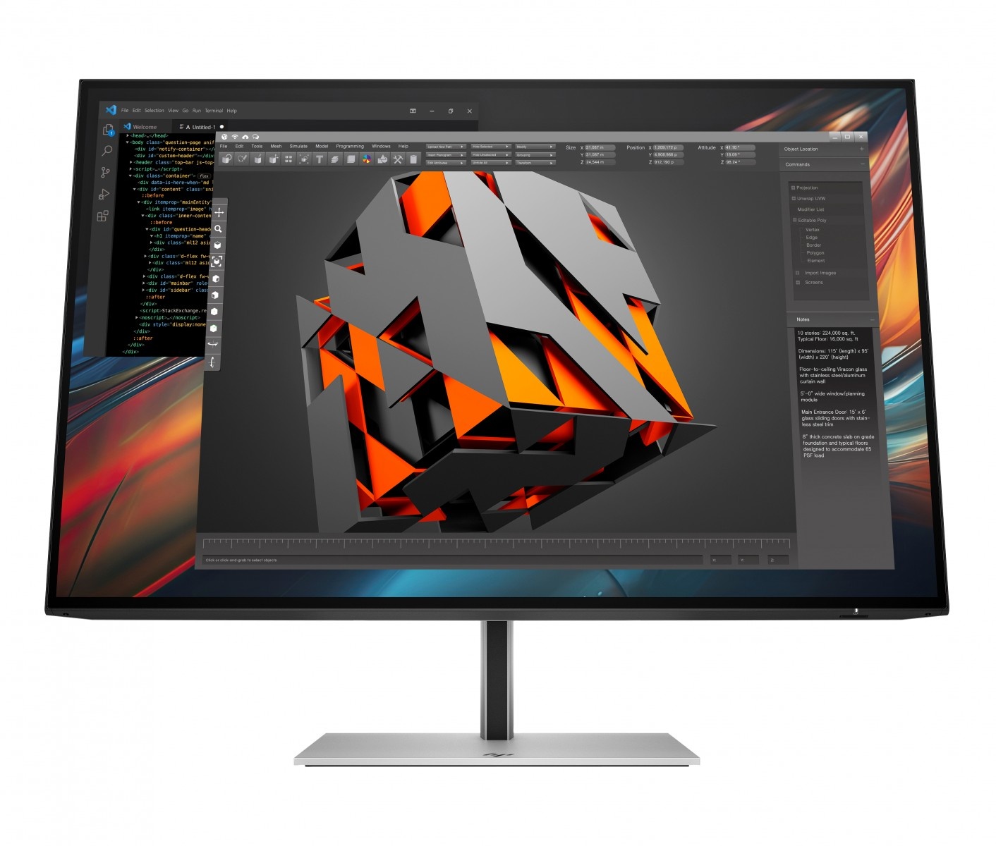 HP HP Series 7 Pro 724pu Monitor PC 61 cm (24") 1920 x 1200 Pixel LCD Argento - MONITOR E ACCESSORI | TecnoCARE.net Sabaudia, Latina, Terracina, San Felice Circeo e Pontinia