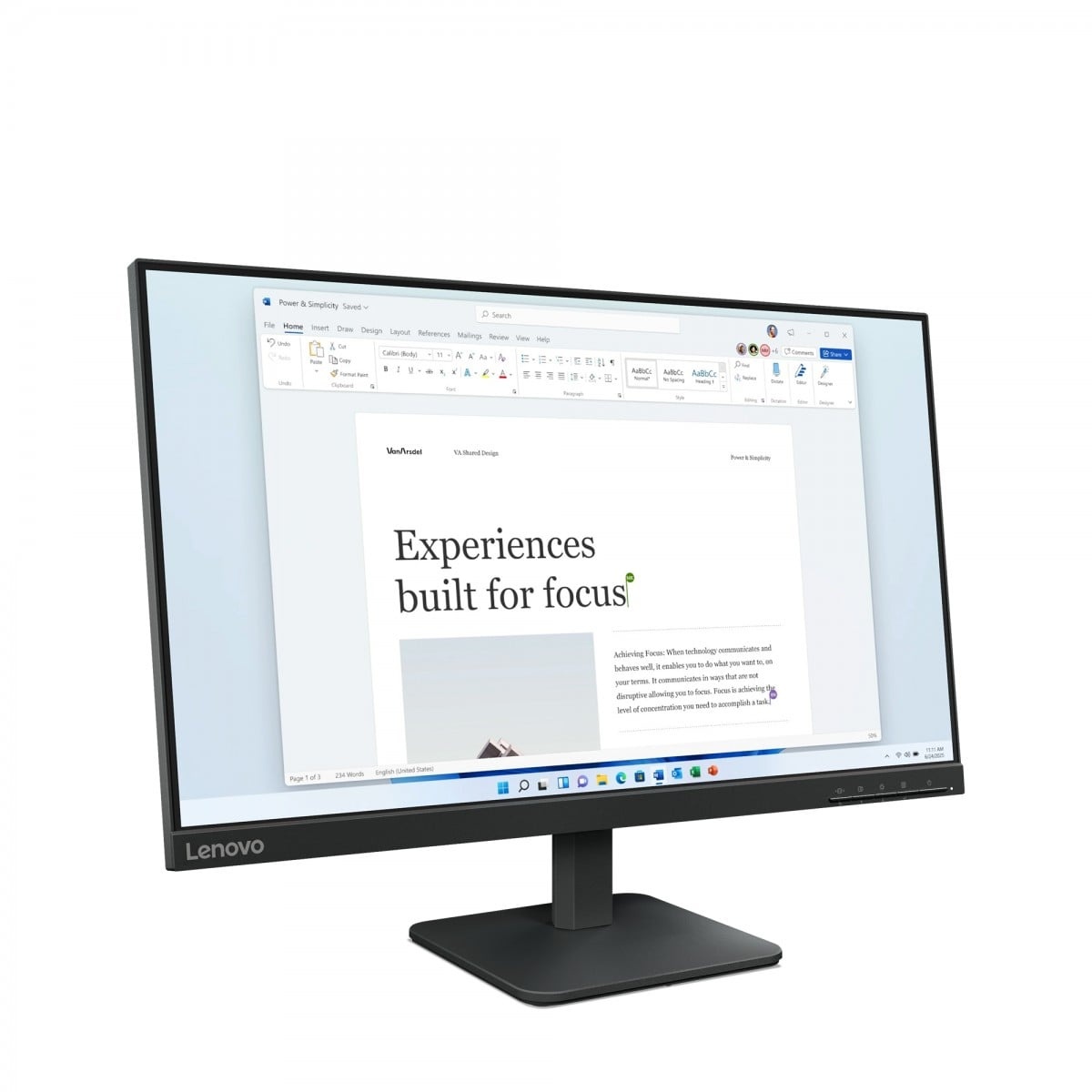 LENOVO Lenovo L24-4e Monitor PC 60,5 cm (23.8") 1920 x 1080 Pixel Full HD LCD Nero - MONITOR E ACCESSORI | TecnoCARE.net Sabaudia, Latina, Terracina, San Felice Circeo e Pontinia