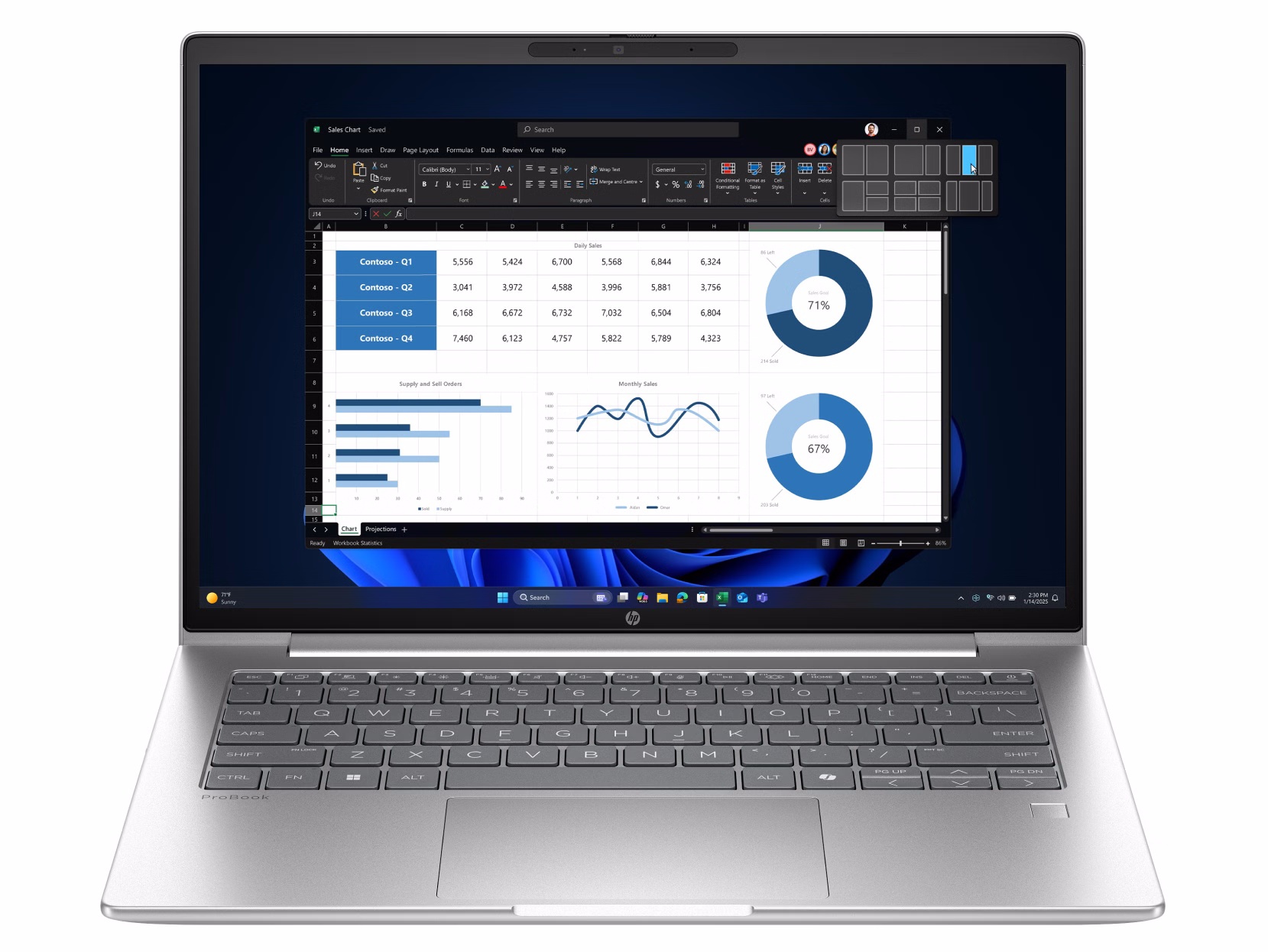 HP HP NB PROBOOK 4 G1I 14 ULTRA 7-255U 16GB 512GB 14 WIN 11 PRO 3YW - NOTEBOOK | TecnoCARE.net Sabaudia, Latina, Terracina, San Felice Circeo e Pontinia