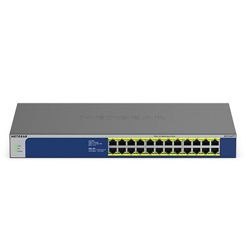 NETGEAR NETGEAR GS524PP Non gestito Gigabit Ethernet (10/100/1000) Supporto Power over Ethernet (PoE) Grigio - RETI | TecnoCARE.net Sabaudia, Latina, Terracina, San Felice Circeo e Pontinia