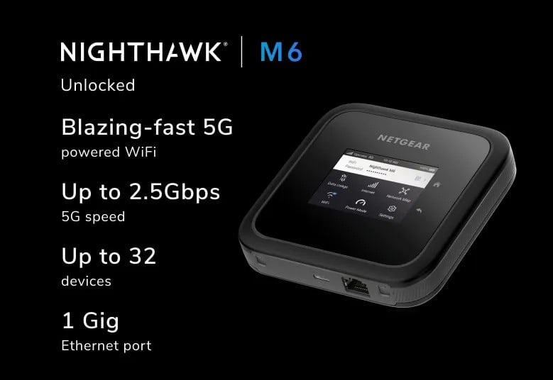 NETGEAR NETGEAR Nighthawk M6 Router di rete cellulare - RETI | TecnoCARE.net Sabaudia, Latina, Terracina, San Felice Circeo e Pontinia
