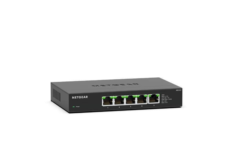 NETGEAR NETGEAR MS305-100EUS switch di rete Non gestito 2.5G Ethernet (100/1000/2500) Nero - RETI | TecnoCARE.net Sabaudia, Latina, Terracina, San Felice Circeo e Pontinia