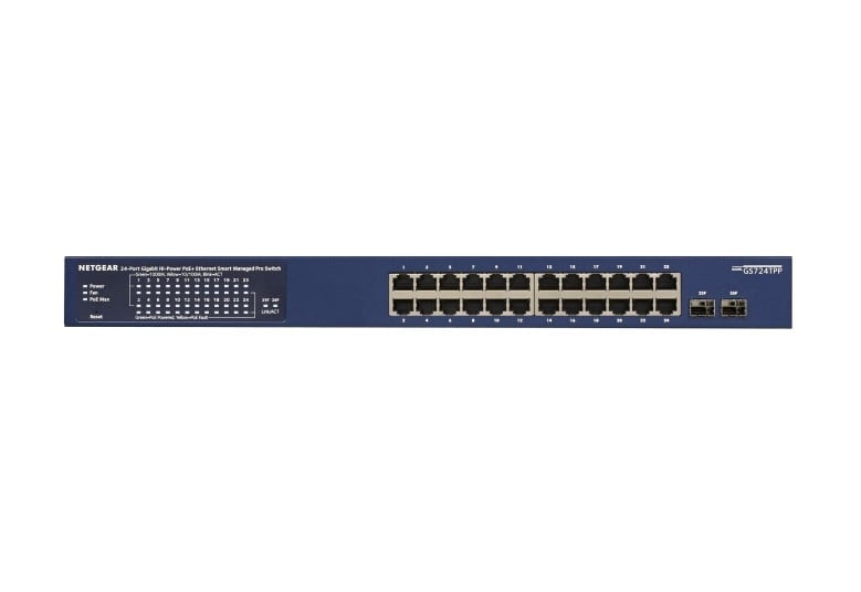 NETGEAR NETGEAR GS724TP Gestito L2/L3/L4 Gigabit Ethernet (10/100/1000) Supporto Power over Ethernet (PoE) Blu - RETI | TecnoCARE.net Sabaudia, Latina, Terracina, San Felice Circeo e Pontinia
