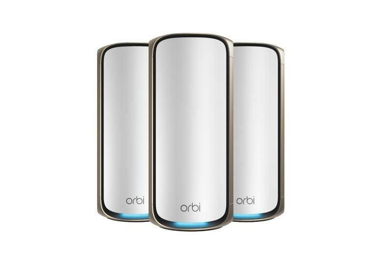 NETGEAR NETGEAR Orbi 970 Series Quad-Band WiFi 7, 3-Pack Quad-band (2.4 GHz / 5 GHz-1 / 5 GHz-2 / 6 GHz) Wi-Fi 6 (802.11ax) Grigio Interno - RETI | TecnoCARE.net Sabaudia, Latina, Terracina, San Felice Circeo e Pontinia