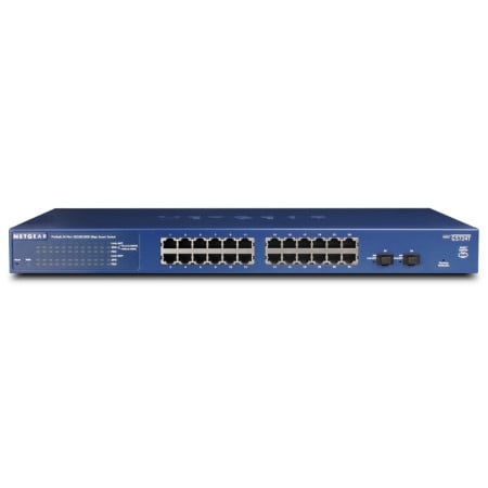 NETGEAR NETGEAR GS724T Gestito L2+/L3 Gigabit Ethernet (10/100/1000) 1U Blu, Grigio - RETI | TecnoCARE.net Sabaudia, Latina, Terracina, San Felice Circeo e Pontinia