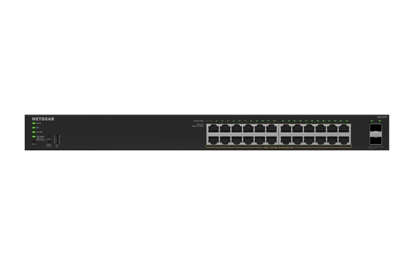 NETGEAR NETGEAR GS324TPv2 Gestito L2/L3 Gigabit Ethernet (10/100/1000) Supporto Power over Ethernet (PoE) 1U Nero - RETI | TecnoCARE.net Sabaudia, Latina, Terracina, San Felice Circeo e Pontinia