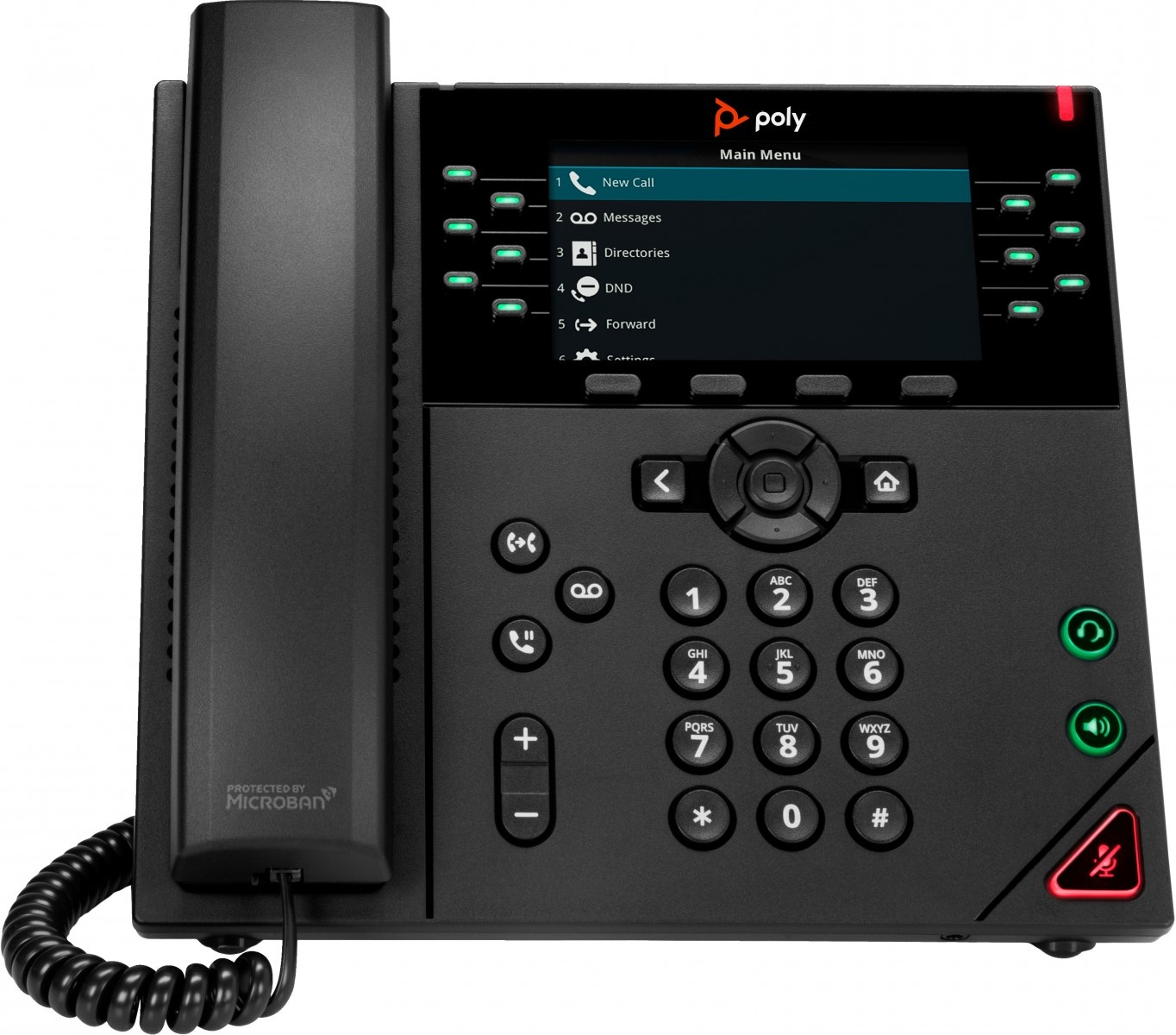 HP POLY HP Poly VVX 450 12-Line IP Phone and PoE-enabled telefono IP Nero LCD - APPARECCHIATURA TELEFONICA | TecnoCARE.net Sabaudia, Latina, Terracina, San Felice Circeo e Pontinia