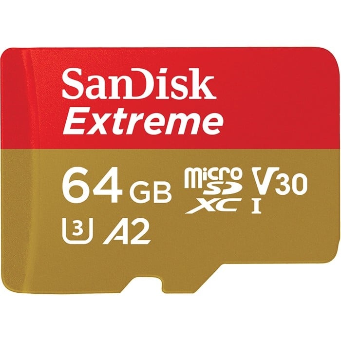 SANDISK SanDisk Extreme 64 GB MicroSDXC UHS-I Classe 10 - SUPPORTI PER LA MEMORIZZAZIONE | TecnoCARE.net Sabaudia, Latina, Terracina, San Felice Circeo e Pontinia