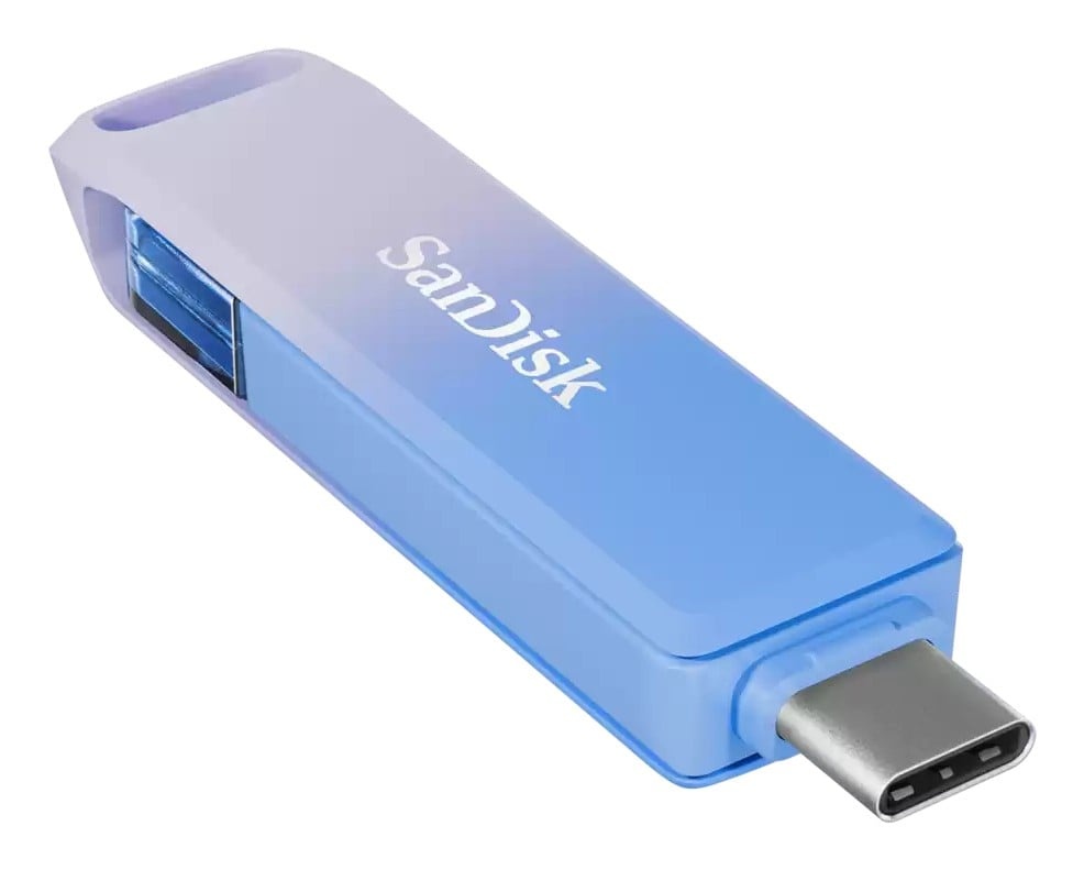 SANDISK SanDisk Creator Phone Drive unità flash USB 256 GB USB Type-C / Lightning 3.2 Gen 1 (3.1 Gen 1) Blu, Lillà - SUPPORTI PER LA MEMORIZZAZIONE | TecnoCARE.net Sabaudia, Latina, Terracina, San Felice Circeo e Pontinia