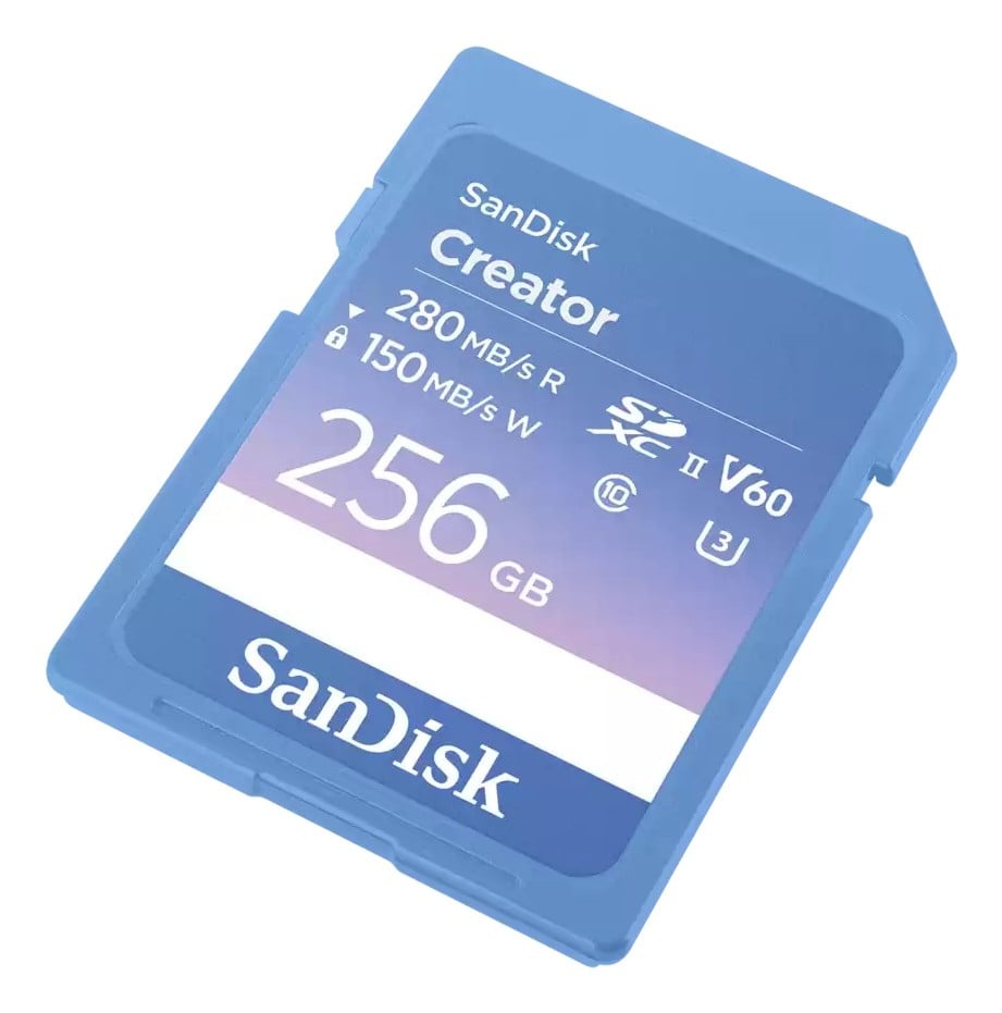 SANDISK SanDisk Creator 256 GB SDXC UHS-II Classe 10 - SUPPORTI PER LA MEMORIZZAZIONE | TecnoCARE.net Sabaudia, Latina, Terracina, San Felice Circeo e Pontinia
