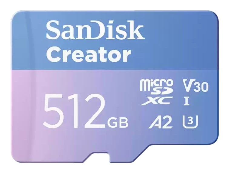 SANDISK SanDisk Creator 512 GB MicroSDXC UHS-I Classe 10 - SUPPORTI PER LA MEMORIZZAZIONE | TecnoCARE.net Sabaudia, Latina, Terracina, San Felice Circeo e Pontinia