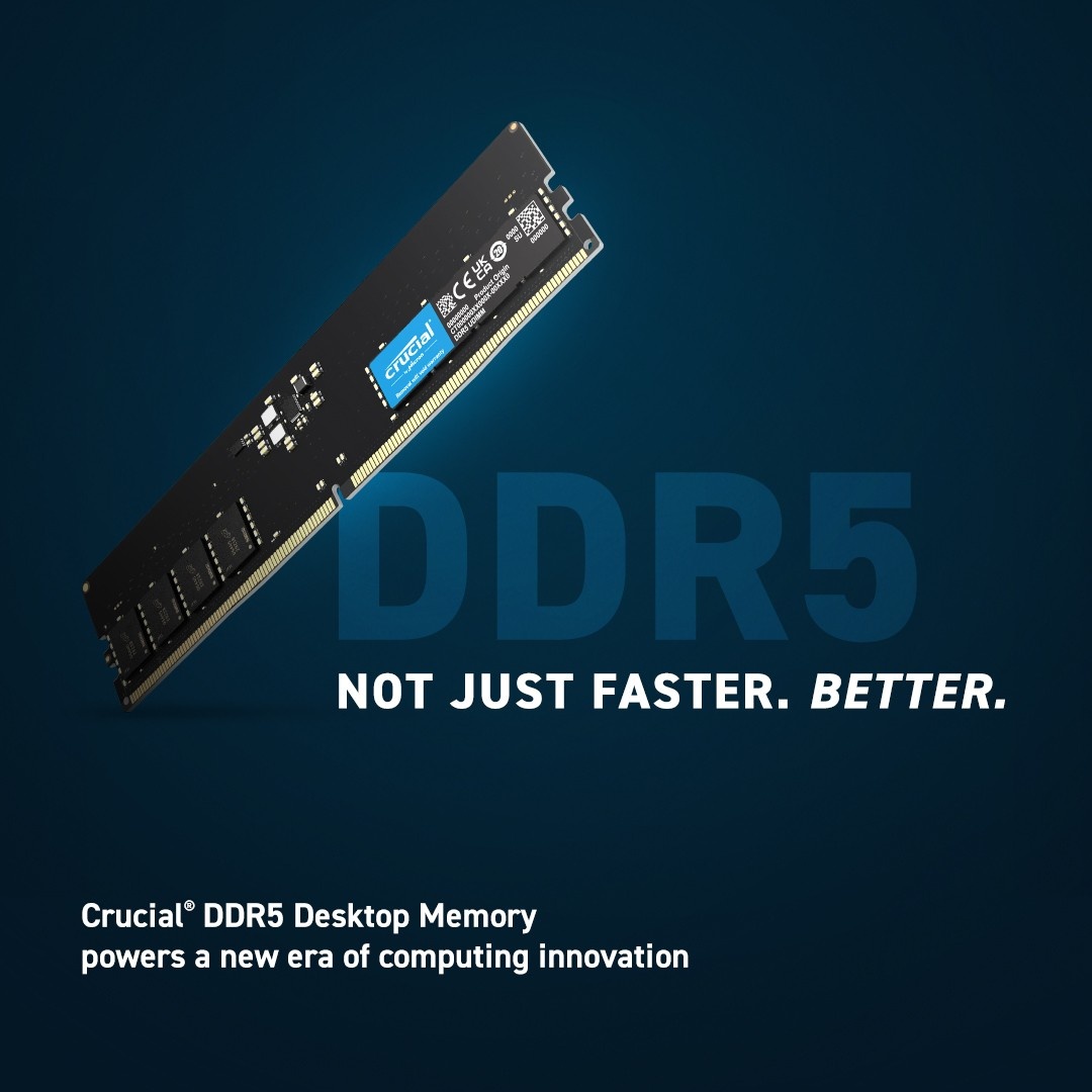 CRUCIAL Crucial CT2K16G48C40U5 - 32 GB - 2 x 16 GB - DDR5 - 4800 MHz - 288-pin DIMM - COMPONENTI | TecnoCARE.net Sabaudia, Latina, Terracina, San Felice Circeo e Pontinia