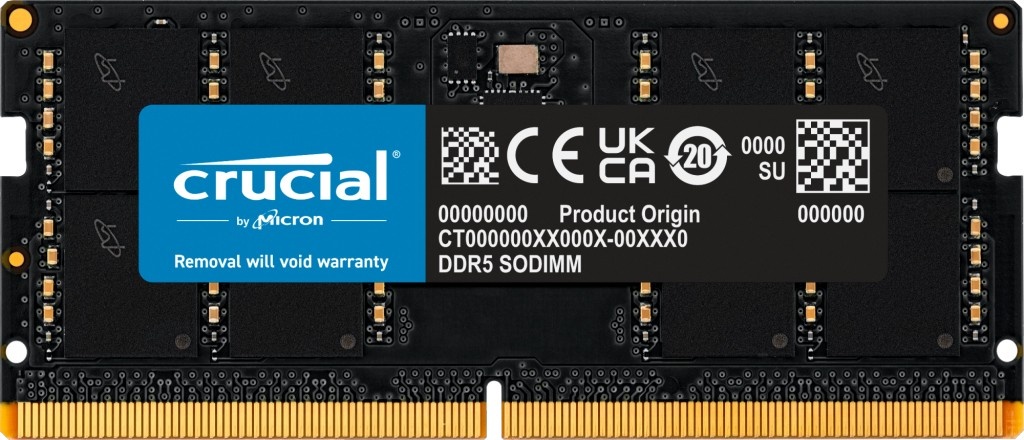 CRUCIAL Crucial CT32G48C40S5 modulo di memoria 32 GB 1 x 32 GB DDR5 - COMPONENTI | TecnoCARE.net Sabaudia, Latina, Terracina, San Felice Circeo e Pontinia