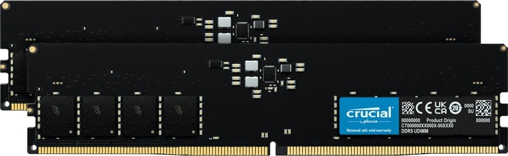 CRUCIAL Modulo di memoria Crucial CT2K16G56C46U5 32 GB 2 x 16 GB DDR5 ECC - COMPONENTI | TecnoCARE.net Sabaudia, Latina, Terracina, San Felice Circeo e Pontinia