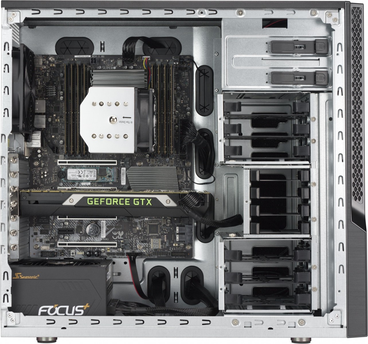SUPERMICRO Supermicro SuperChassis GS5A-754K Midi Tower Nero, Grigio 750 W - COMPONENTI | TecnoCARE.net Sabaudia, Latina, Terracina, San Felice Circeo e Pontinia