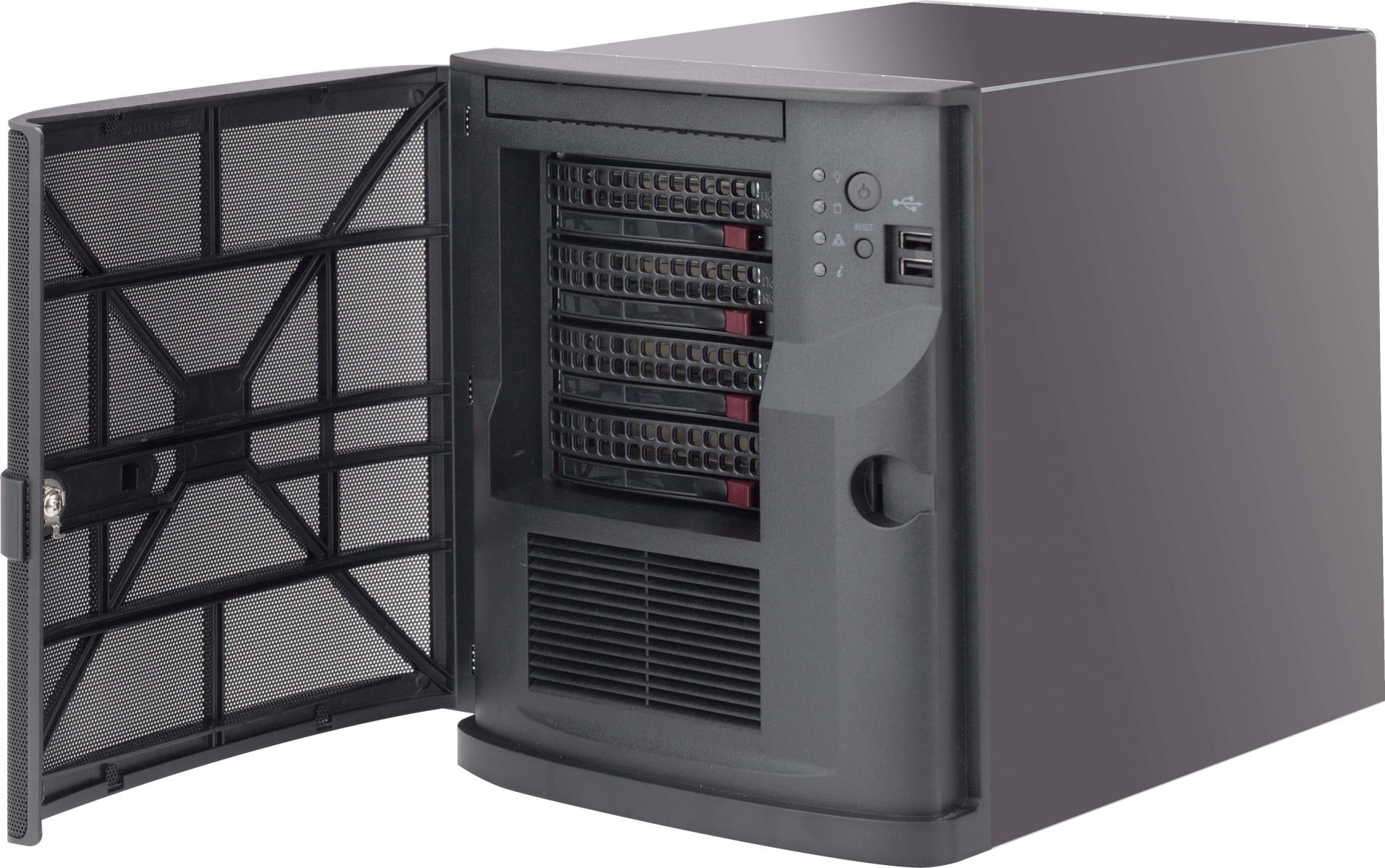 SUPERMICRO Supermicro CSE-721TQ-350B2 computer case Mini Tower Nero 350 W - COMPONENTI | TecnoCARE.net Sabaudia, Latina, Terracina, San Felice Circeo e Pontinia