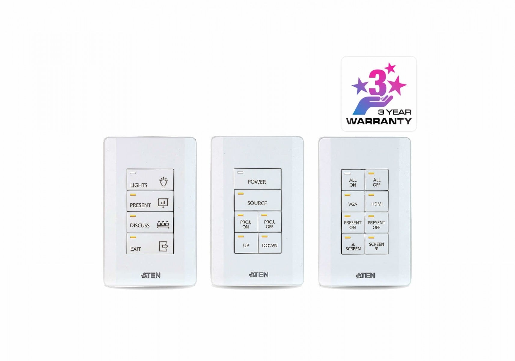 ATEN ATEN VK108US-AT accessorio per videoconferenza Telecomando Bianco - ACCESSORI PER APPARECCHIATURE DI TELECOMUNICAZIONE | TecnoCARE.net Sabaudia, Latina, Terracina, San Felice Circeo e Pontinia