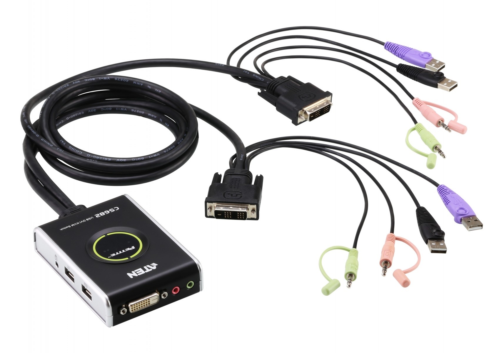 ATEN ATEN Switch KVM cavo USB DVI/audio a 2 porte con selettore porta remota - TASTIERE E CONTROLLER | TecnoCARE.net Sabaudia, Latina, Terracina, San Felice Circeo e Pontinia