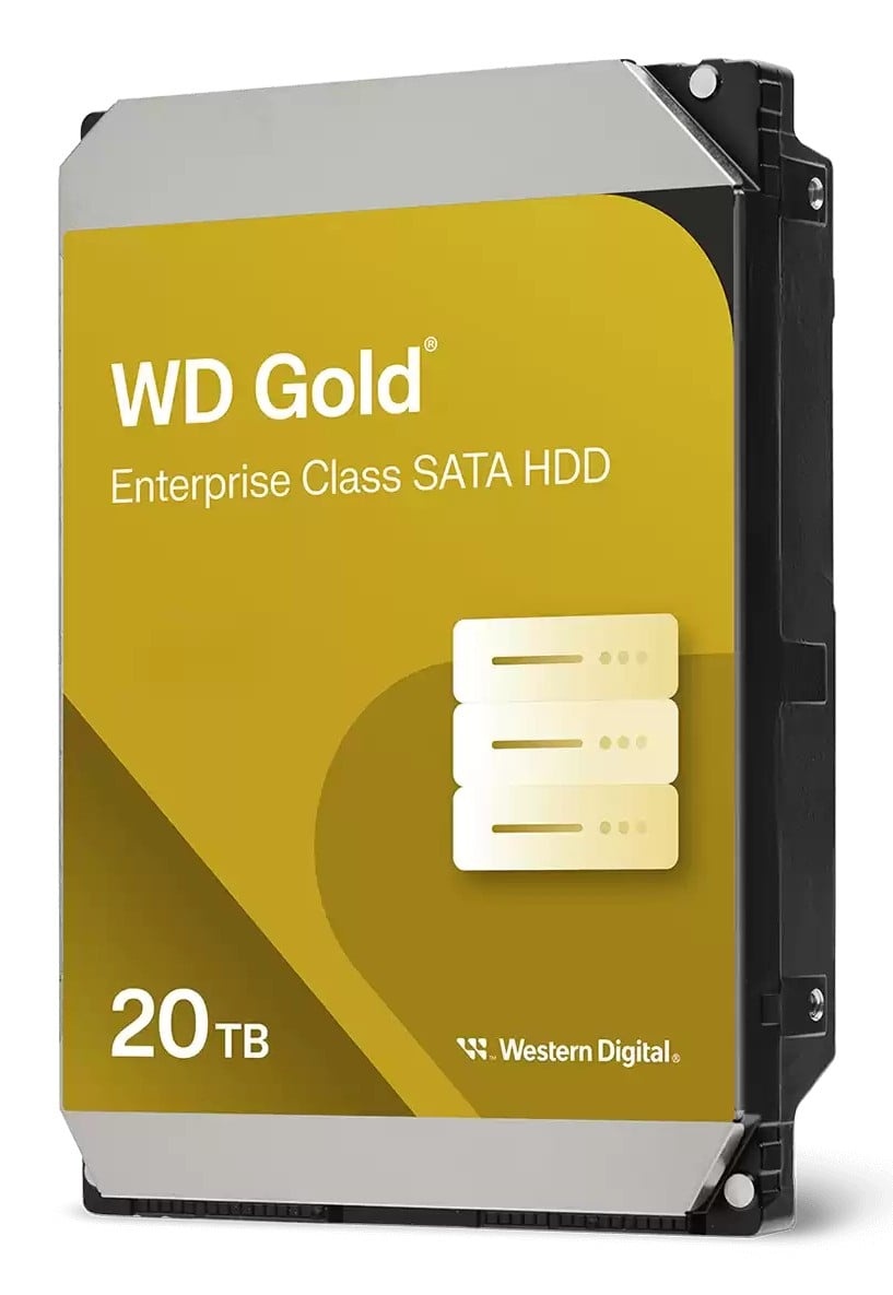 WESTERN DIGITAL Western Digital Gold 20TB WD203KRYZ - SUPPORTI PER LA MEMORIZZAZIONE | TecnoCARE.net Sabaudia, Latina, Terracina, San Felice Circeo e Pontinia