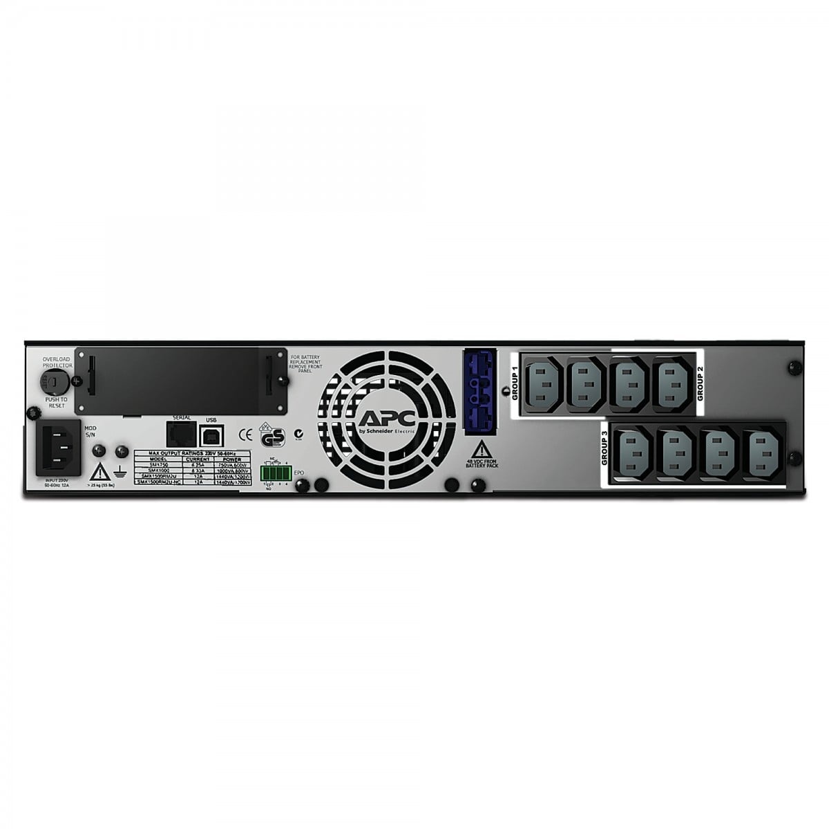 APC APC SMX1500RMI2U Smart-UPS X 1500VA UPS da rack con tempo di funzionamento espandibile - BATTERIE E ALIMENTATORI | TecnoCARE.net Sabaudia, Latina, Terracina, San Felice Circeo e Pontinia
