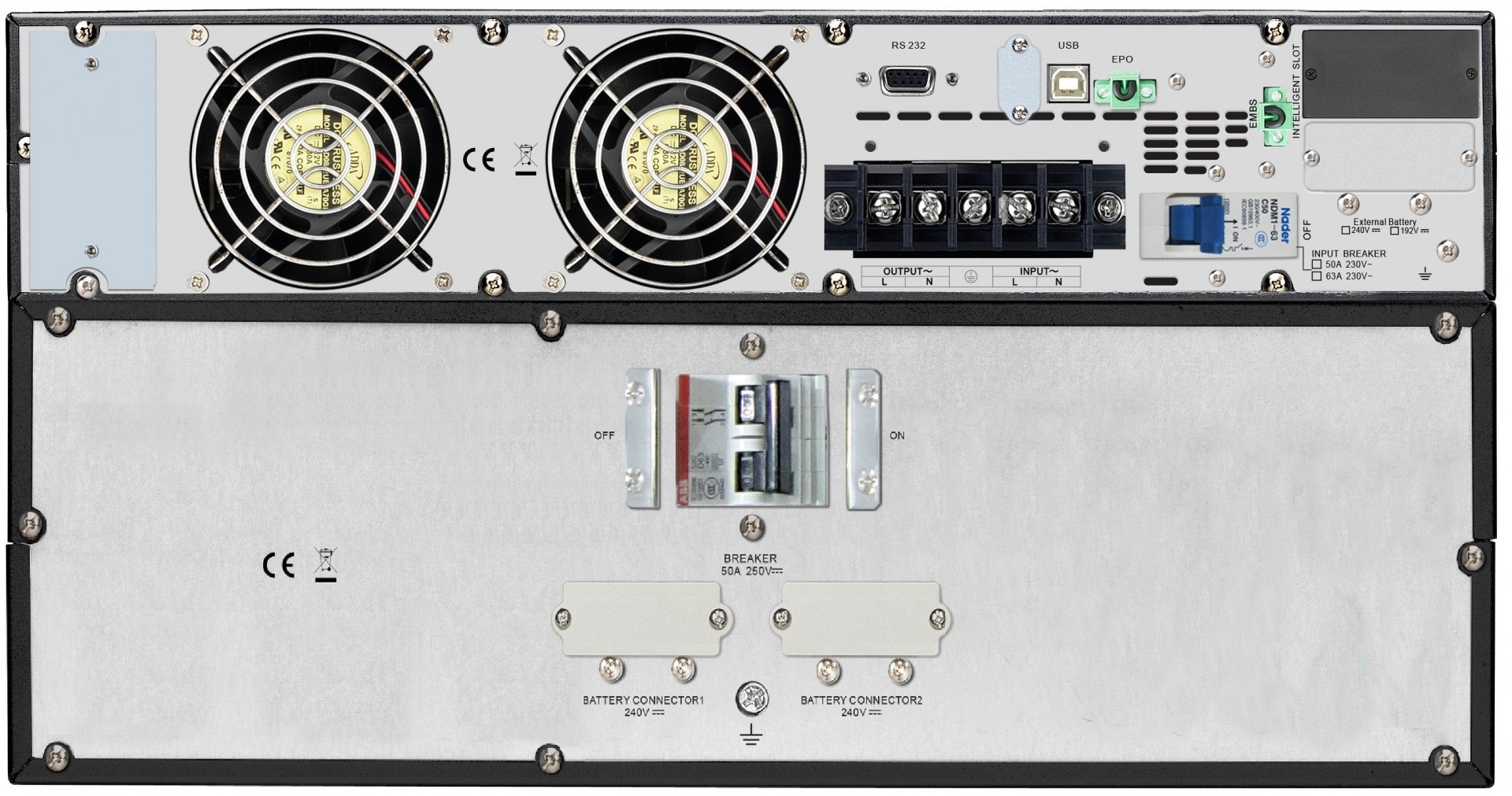 APC APC Easy UPS SRV RM 6000VA 230V con pacco batteria esterno, con kit di montaggio - BATTERIE E ALIMENTATORI | TecnoCARE.net Sabaudia, Latina, Terracina, San Felice Circeo e Pontinia