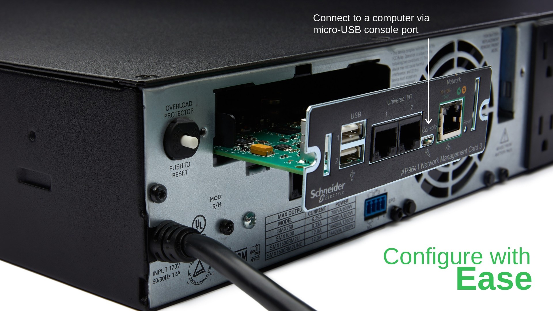 APC Scheda di gestione della rete UPS 3 con monitoraggio ambientale - BATTERIE E ALIMENTATORI | TecnoCARE.net Sabaudia, Latina, Terracina, San Felice Circeo e Pontinia
