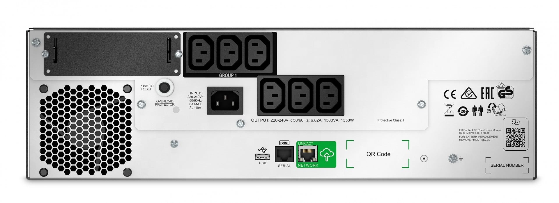 APC APC SMTL1500RMI3UC gruppo di continuità (UPS) A linea interattiva 1,5 kVA 1350 W 6 presa(e) AC - BATTERIE E ALIMENTATORI | TecnoCARE.net Sabaudia, Latina, Terracina, San Felice Circeo e Pontinia
